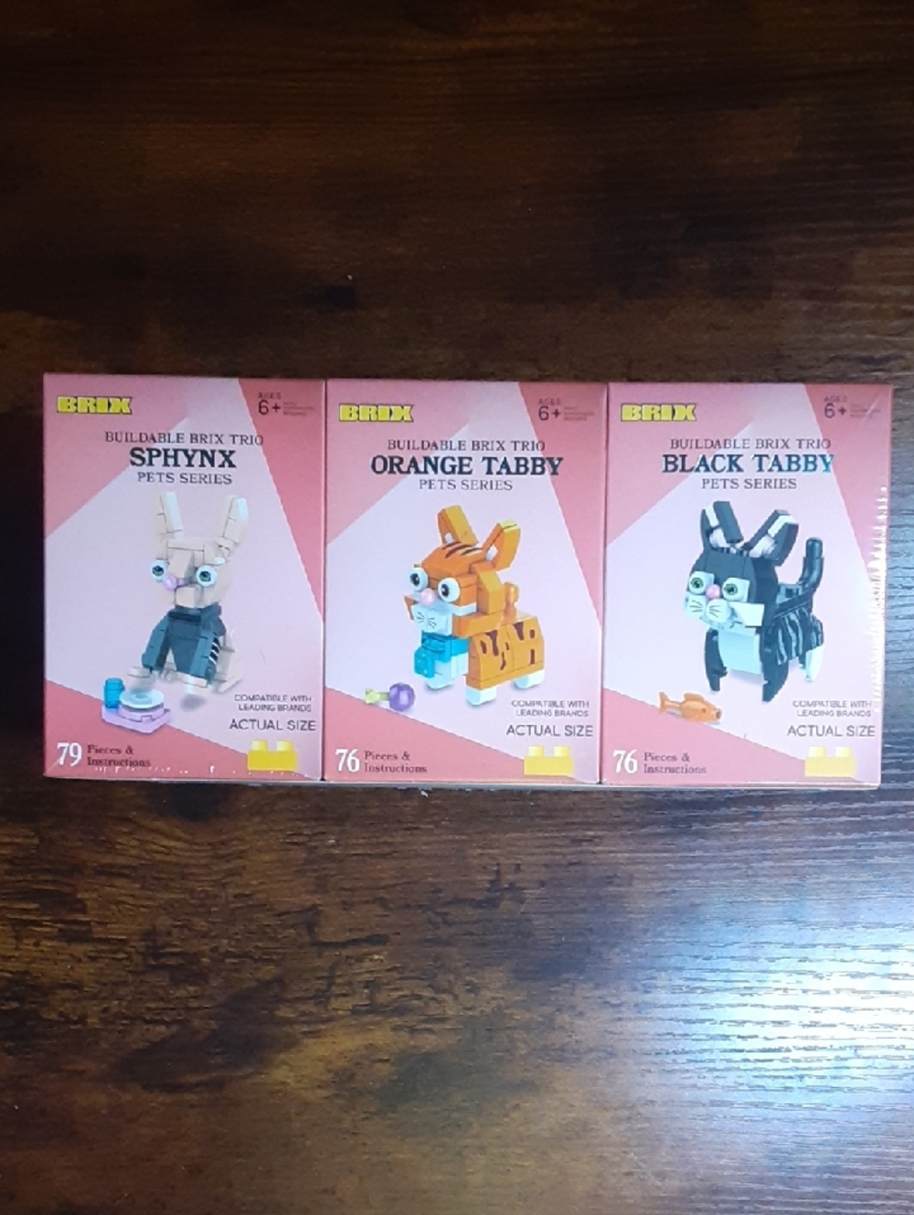 Buildable Brix Trio Pet Series